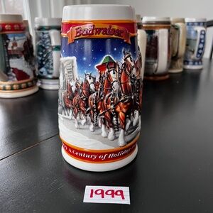 Collectible 1999 Budweiser Beer Stein